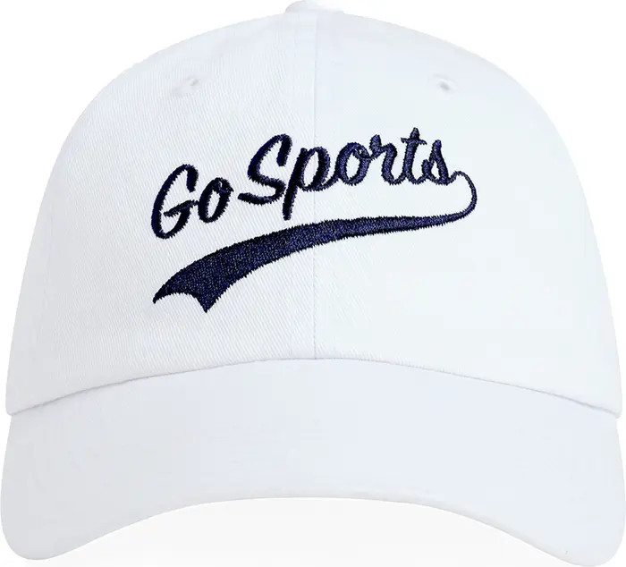 Go Sports Cotton Twill Adjustable Baseball Cap | Nordstrom