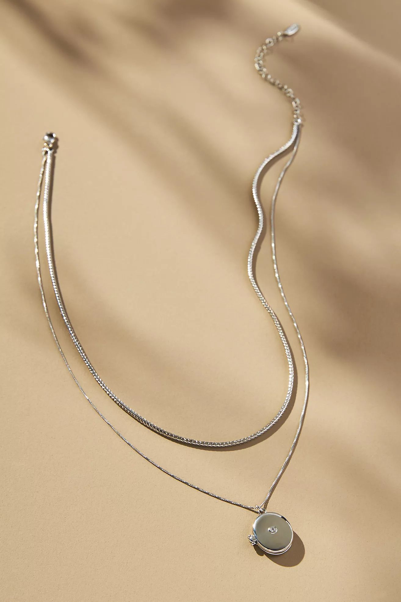 Layered Locket Necklace | Anthropologie (US)