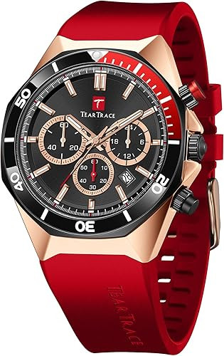 Watches for Men Luxury Chronograph 3ATM Waterproof Quartz Sport Wrist Watches Multifunctional wit... | Amazon (US)