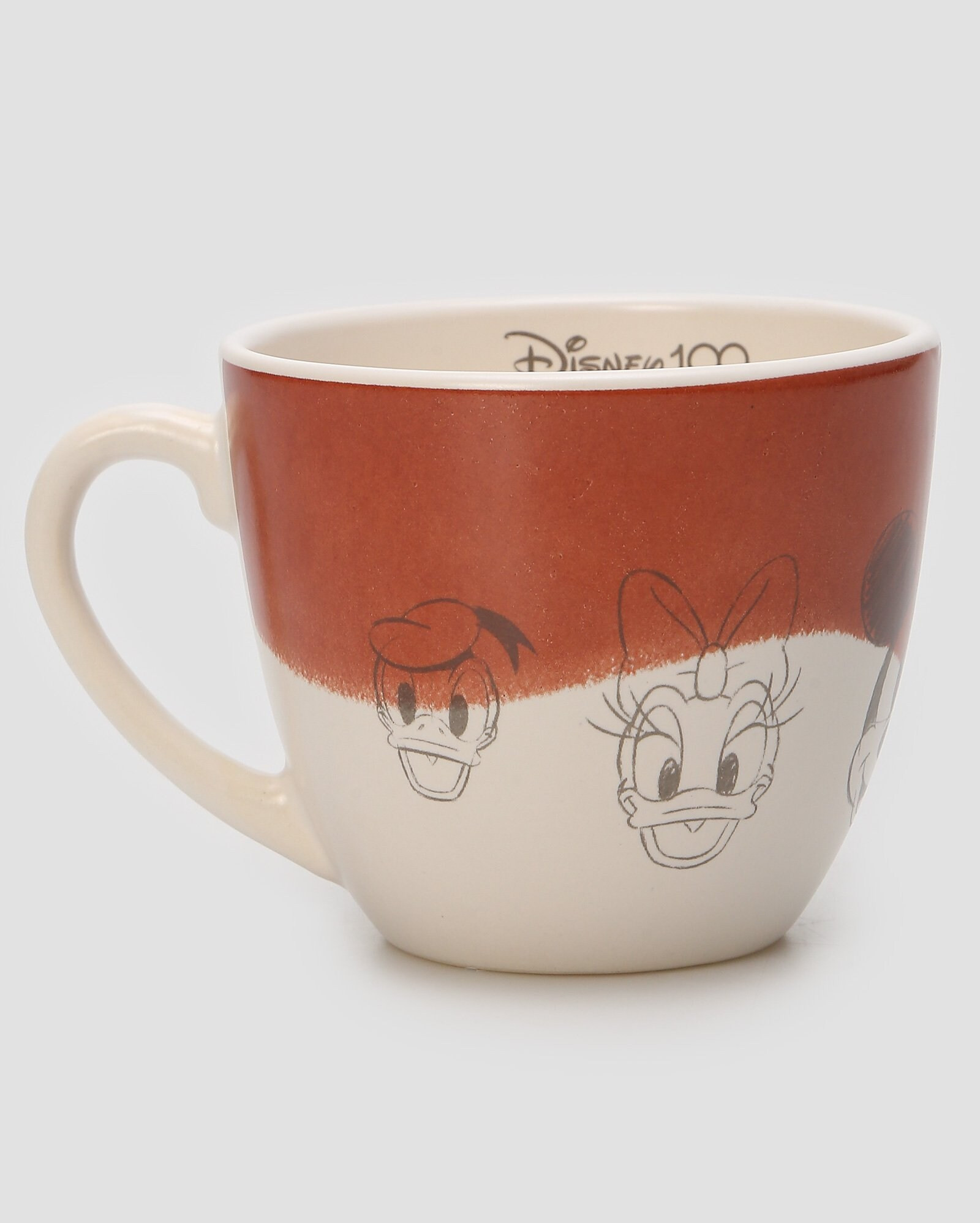 Caneca de cerâmica Mickey e amigos 100 anos Disney bege | Riachuelo (BR)