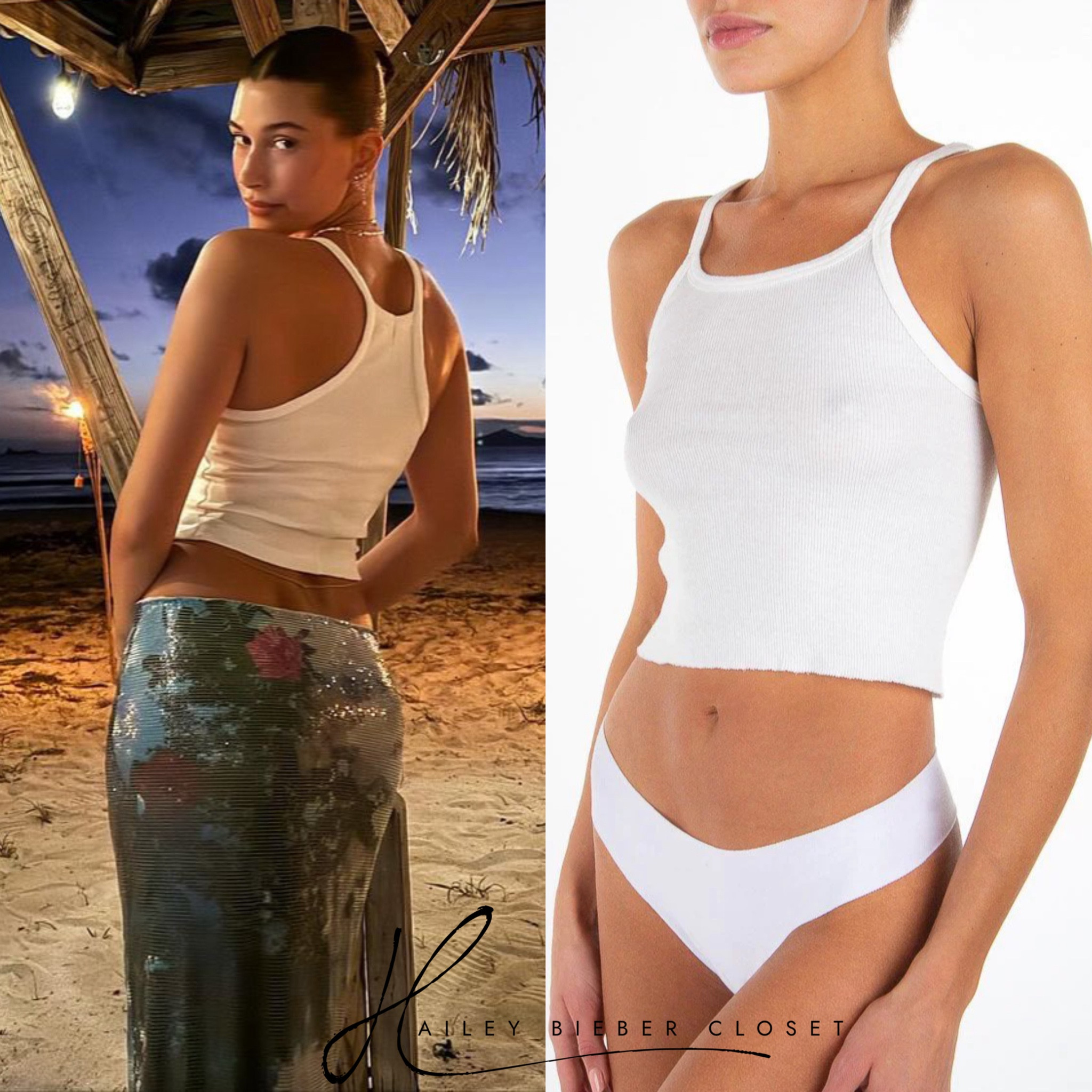 @HaileyBieber wears @eterne Tank Top ($70.00).

#HaileyBieber #HaileyBieberCloset #HaileyBieberStyle #Fashion #StreetStyle #StreetWear #Style 