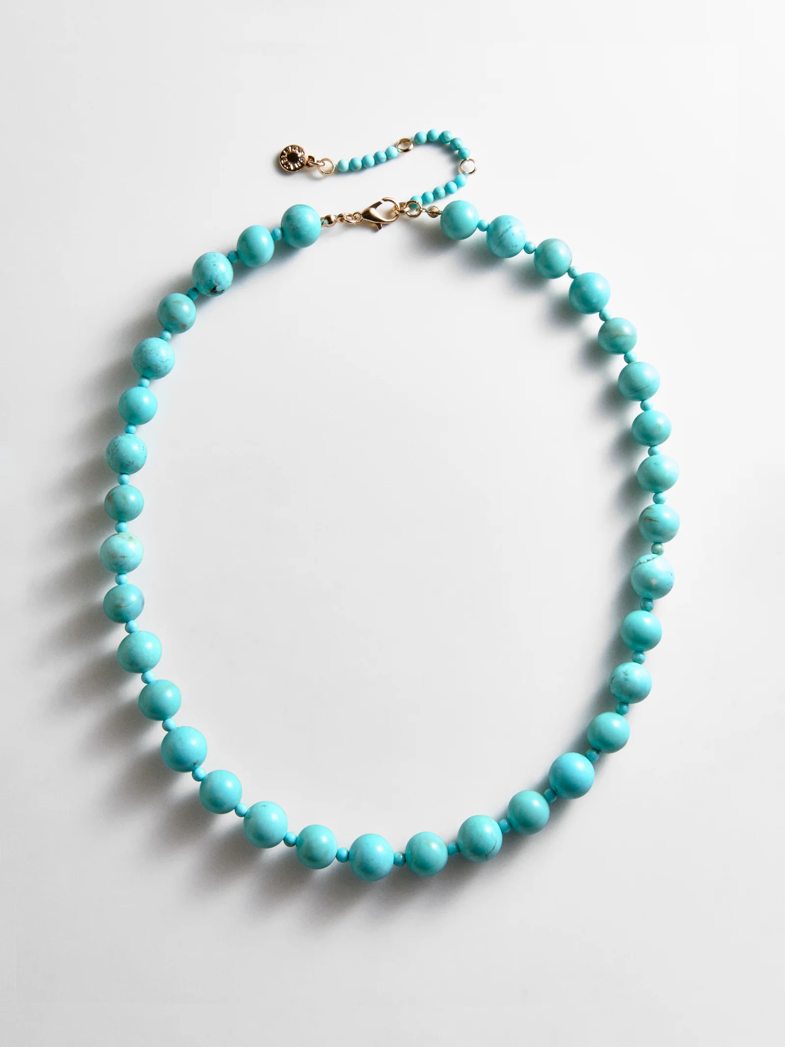 Jocelyn Beaded Necklace - Turquoise Bead | BaubleBar
