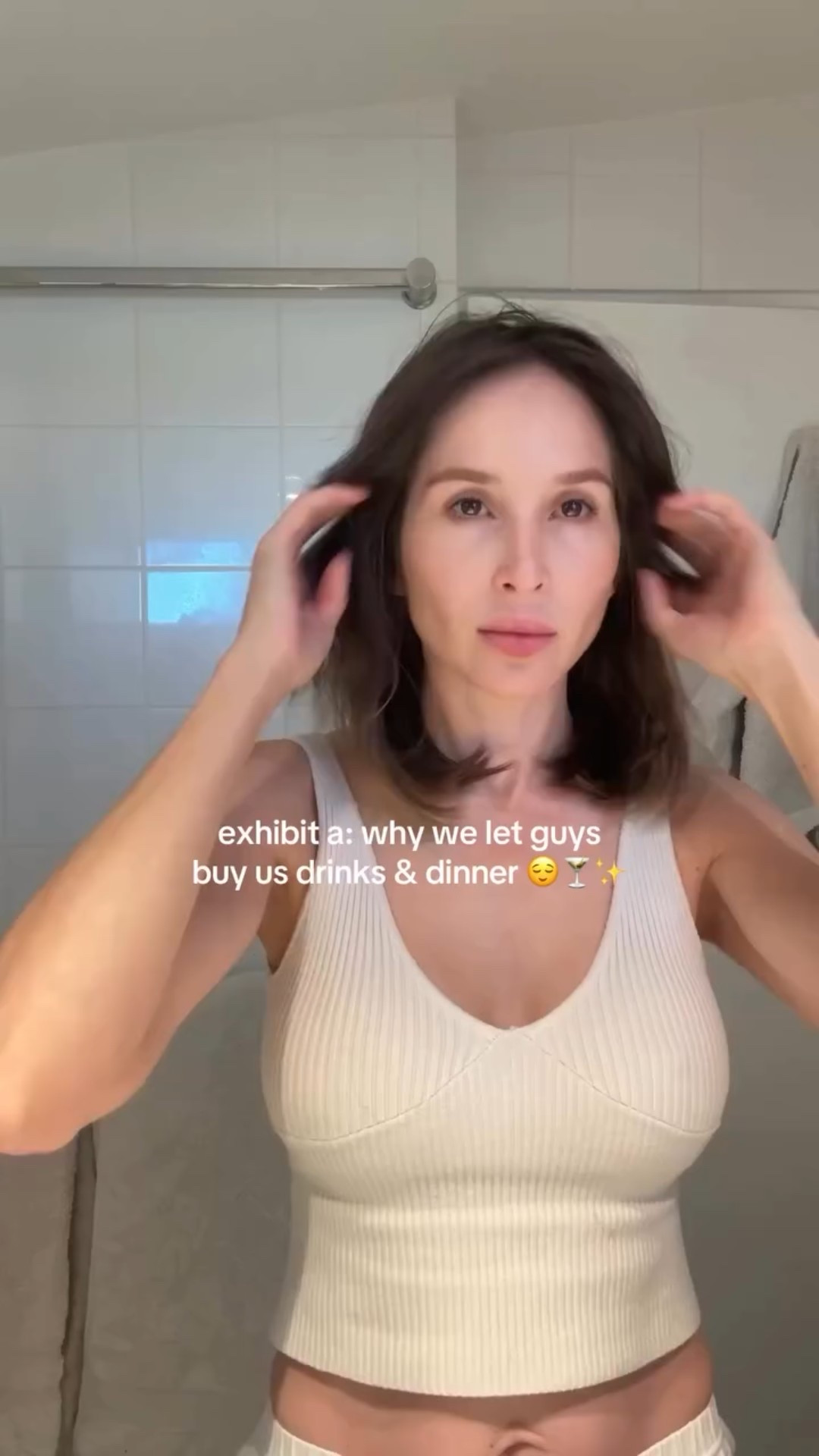 do you think guys appreciate how much actually goes into transforming from peak gremlin to a polished sleek-haired siren? 😂 I just don’t know. either way, posting this for the people who, like me, spend their 2am scrolls watching hair routines. will we solve the world’s problems? likely no. but will we improve our hair game? absolutely. @kerastase_official and @livingproofinc for all products 

#selfcare #washday #finehair #finehairstyles #kerastase #livingproof #bondrepair #kerastasegenesis