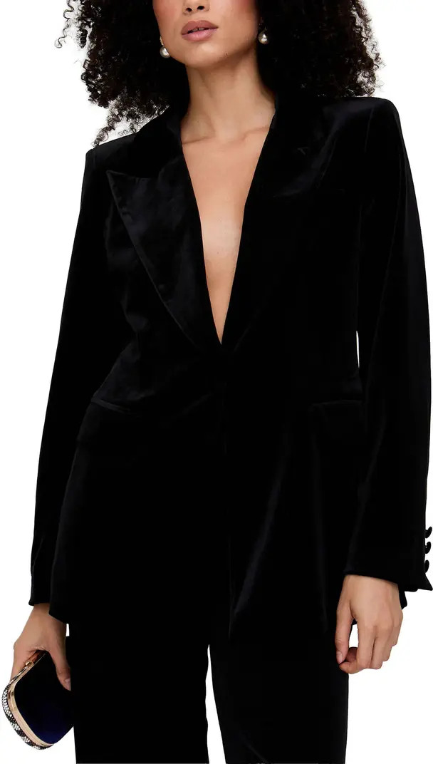 Valerie Tailored Velvet Blazer | Nordstrom