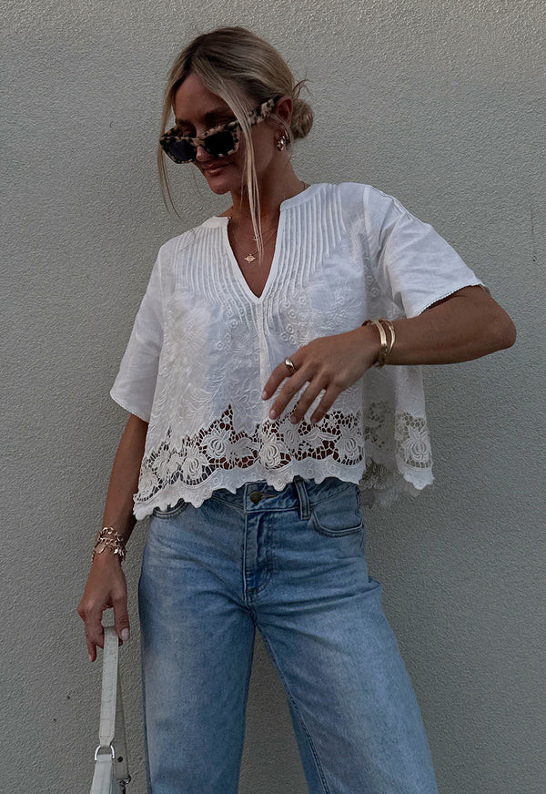 Kala Short Sleeve Blouse | Spell Designs (Australia & New Zealand)
