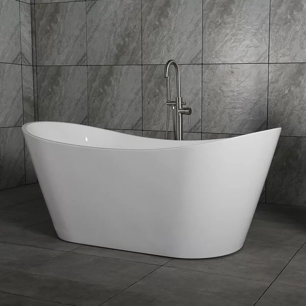 B-0010 67" x 32" Freestanding Soaking Bathtub | Wayfair North America