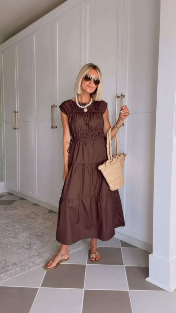 Cannot believe this brown dress is Amazon! I'm so impressed with the quality! Wearing a S!

Loverly Grey, Amazon, maxi dress, resort wear, vacation looks, summer dress 

 #LTKSeasonal