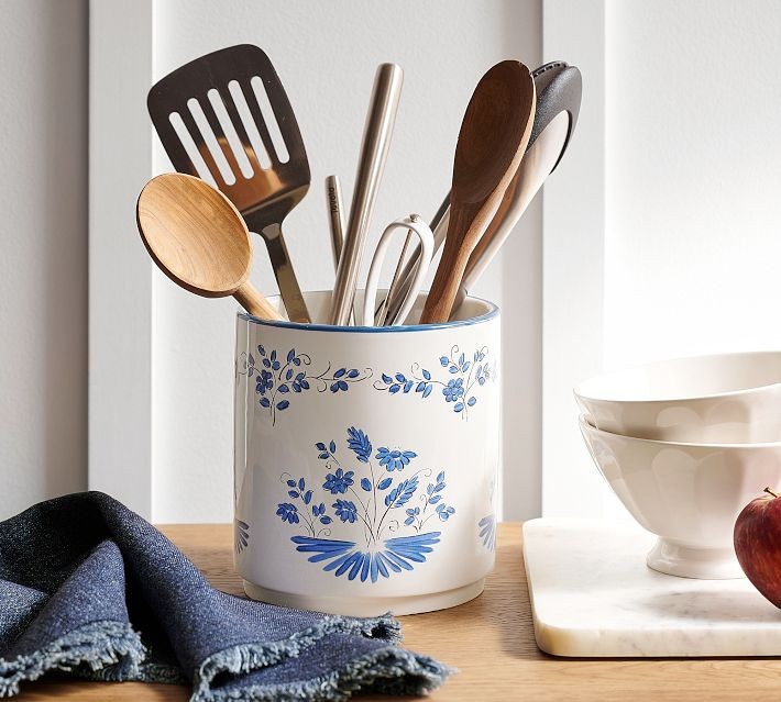 Lucia Stoneware Kitchen Crock | Pottery Barn (US)