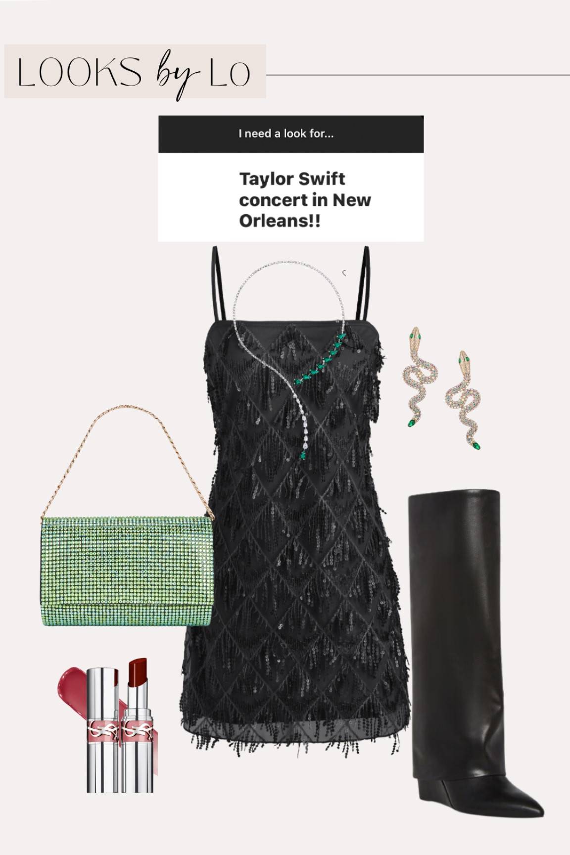 Outfit idea for the Taylor Swift concert! Inspired by the Reputation era 😍🖤

#LTKHalloween #LTKStyleTip