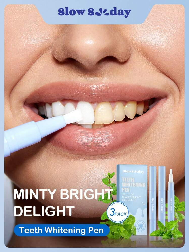SlowSunday Teeth Whitening Pen-3 Pack | SHEIN