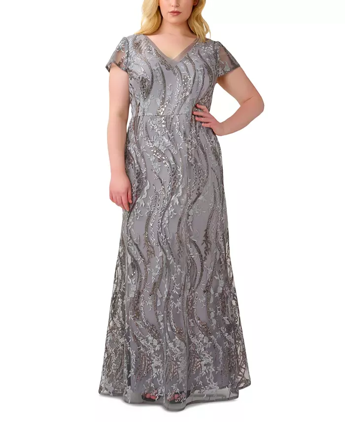 Adrianna Papell Beaded Gown curated on LTK