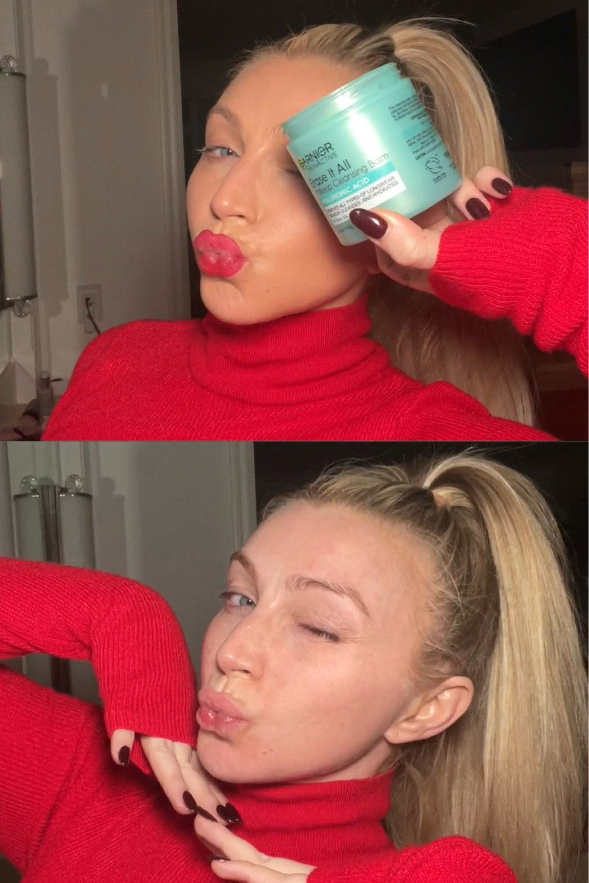 My go to cleansing balm for melting my makeup off at the end of the night 💦🫧#ad #targetstyle #TargetPartner #Target, @garnierusa @targetstyle @Target
