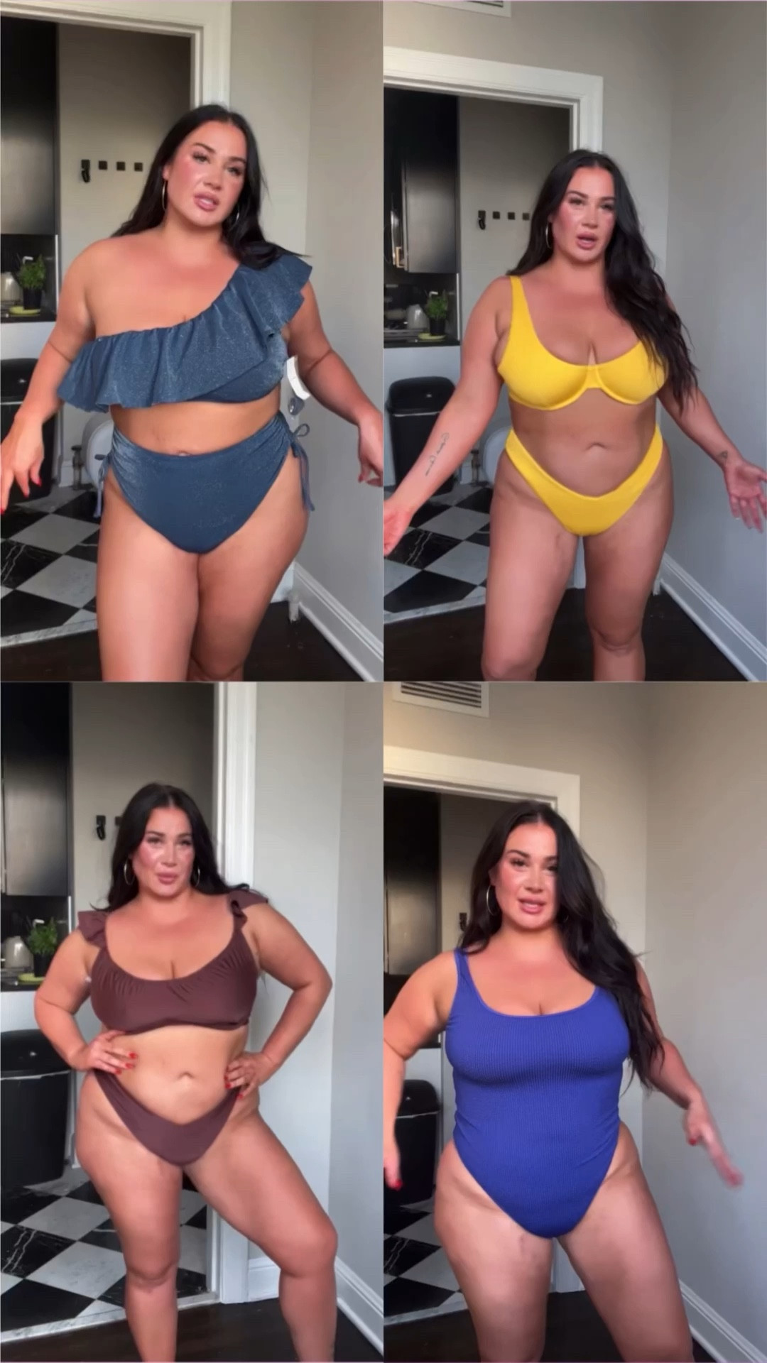 Abercrombie curvy swimsuit try on haul! Love their new swim tops made for large chests and curvy women! 

#LTKSeasonal #LTKcurves #LTKunder100