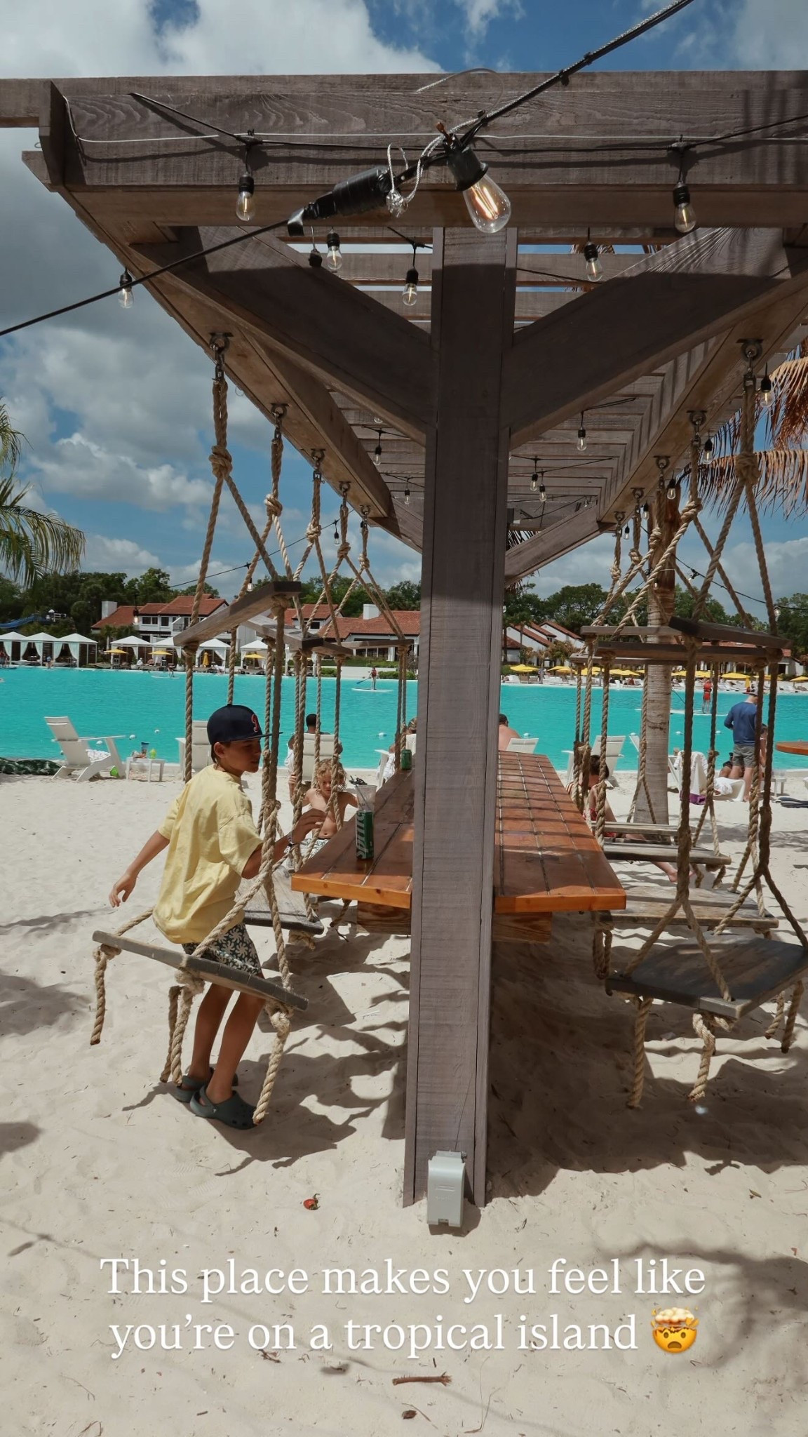 This place makes you feel like you’re on a tropical island 🤯