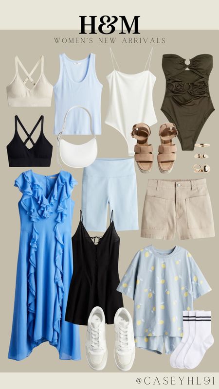 Women’s new arrivals at H&M! Loving these blues with the black, whites, and tans! 

#LTKStyleTip #LTKShoeCrush #LTKSeasonal
