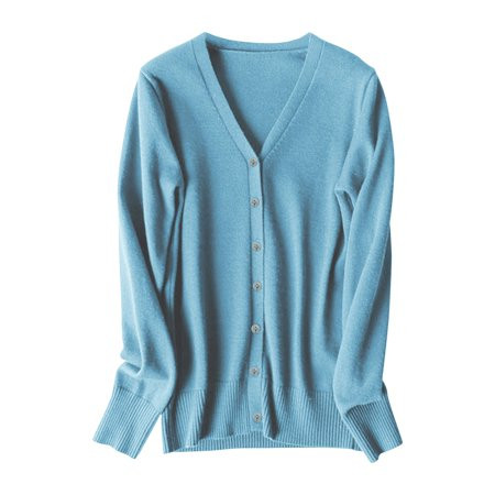 Bwdbhd Lightweight Cardigans for Women Cardigan Casual Lightweight Knit Cardigan Sweaters of Female Blue XL | Walmart (US)
