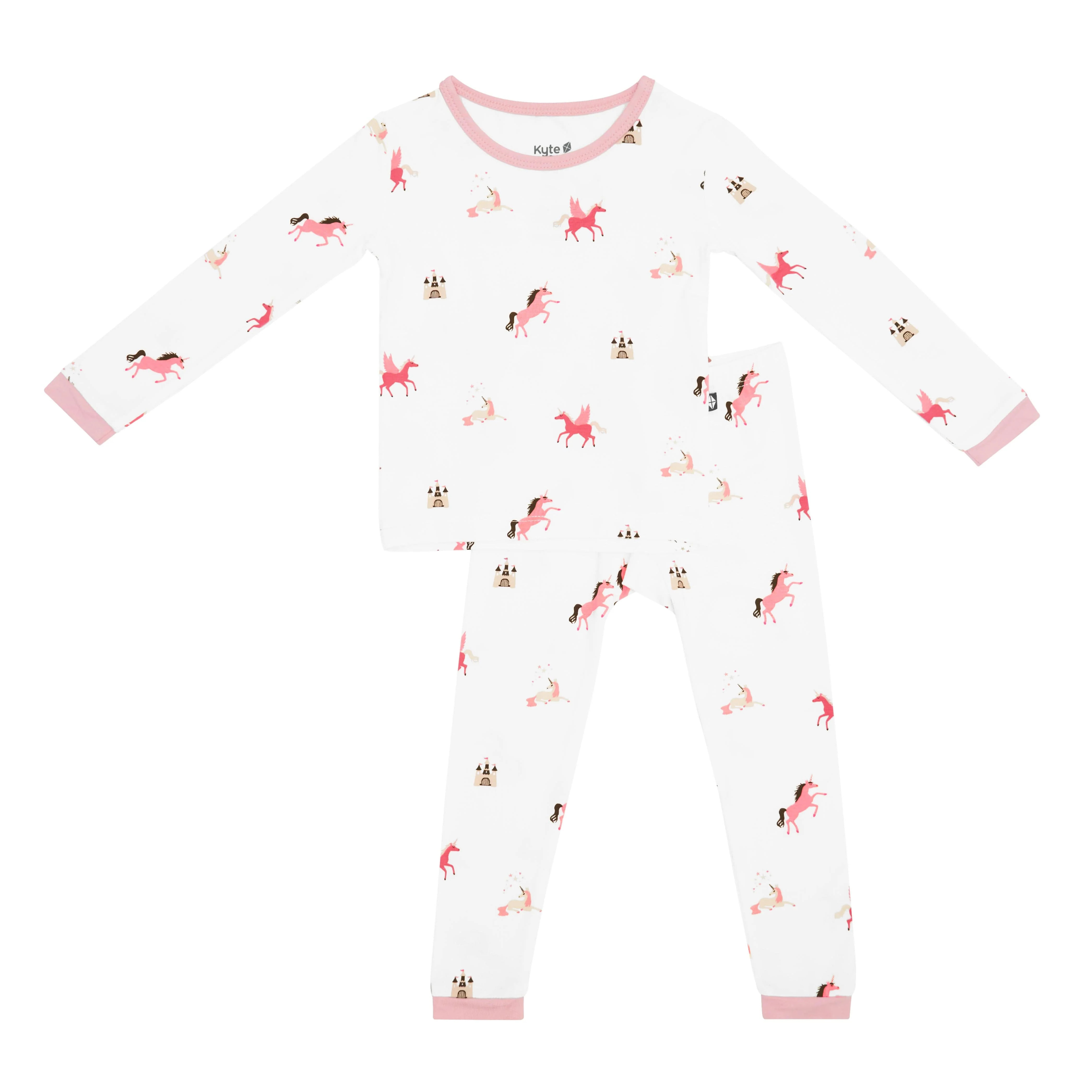 Long Sleeve Pajamas in Unicorn | Kyte BABY