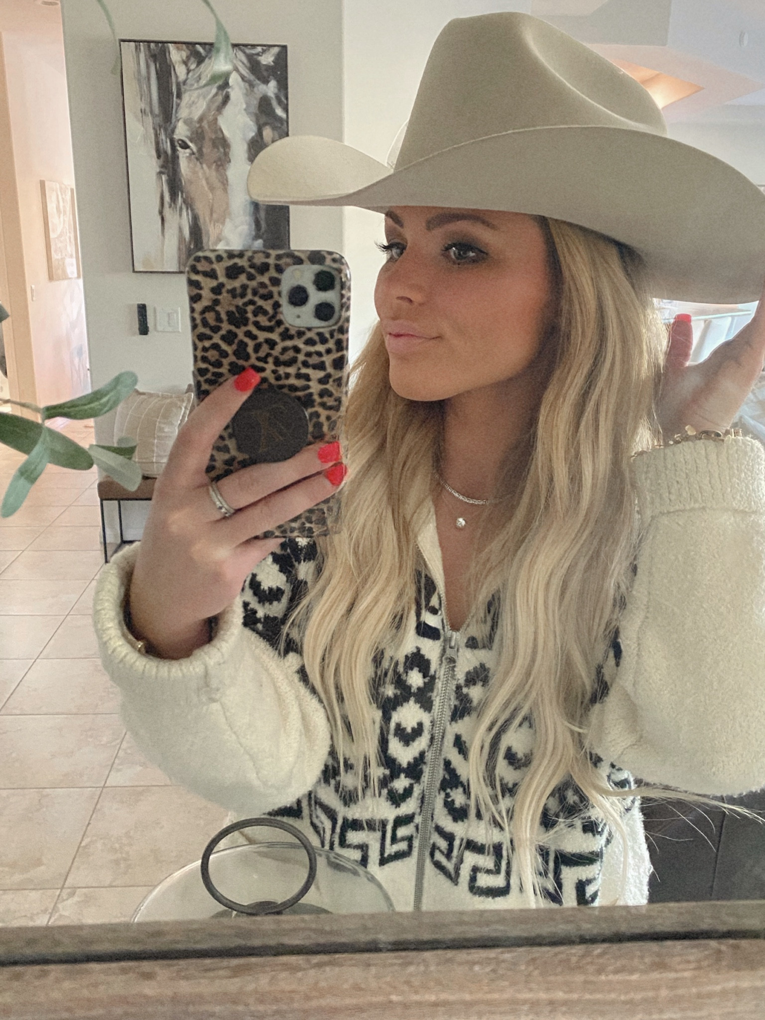Wearing a size large in my Target sweater for an oversized fit!

Target style, Stetson, winter style, cowboy hat styling

#LTKStyleTip