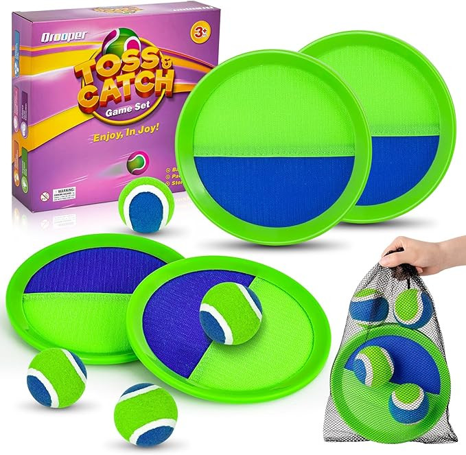 Sticky Toss and Catch Ball Game Set - Kids & Toddlers Outdoor Indoor Activity Toys for Boys Girls... | Amazon (US)