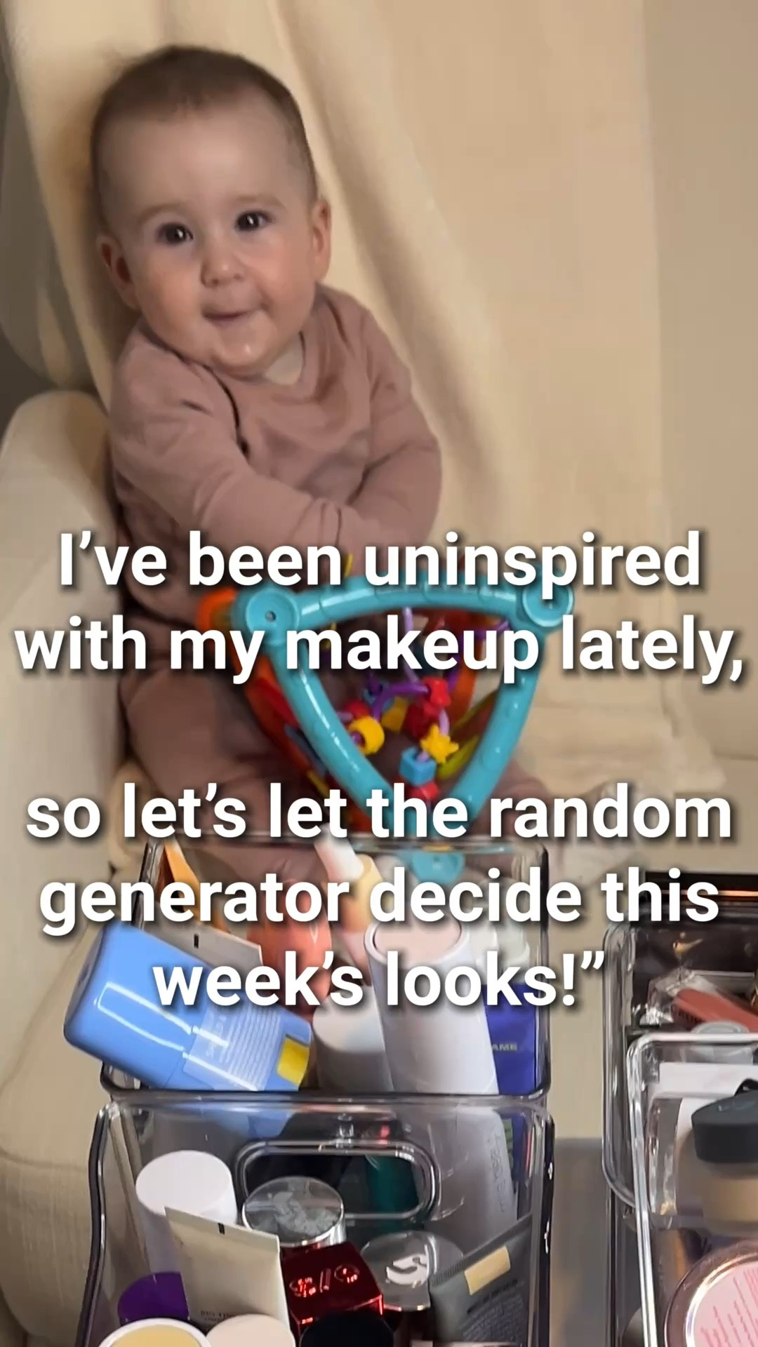 Random generator decided my makeup for the week  