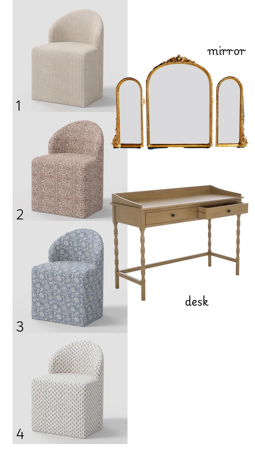 Help me choose a chair 🥹💕