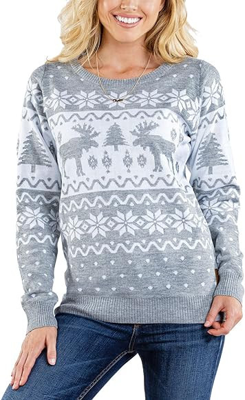 Tipsy Christmas Sweater for Women | Amazon (US)