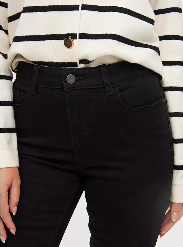 Black Mid-Rise Skinny Fit Denim jeans 18S | Tu Clothing