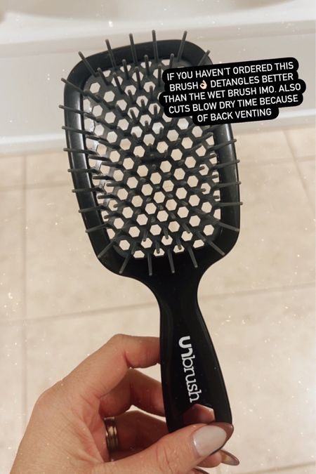 Best detangling brush under $20 - FINALLY back in stock
Better than the wet brush imo - plus cuts dry time in half with the added vent 

amazon beauty, amazon beauty finds, amazon favorites 

#LTKfindsunder50 #LTKbeauty