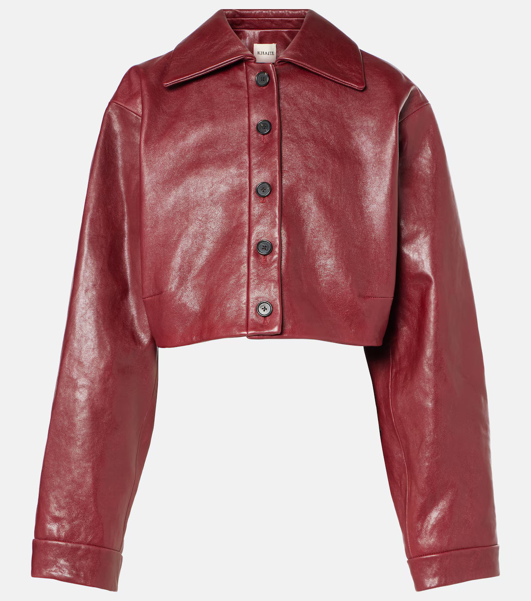 Sue cropped leather jacket | Mytheresa (UK)