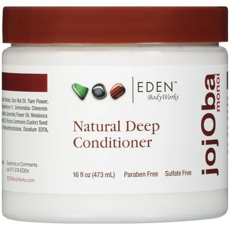Eden BodyWorks JojOba Monoi All Natural Deep Conditioner, 16 fl oz | Walmart (US)