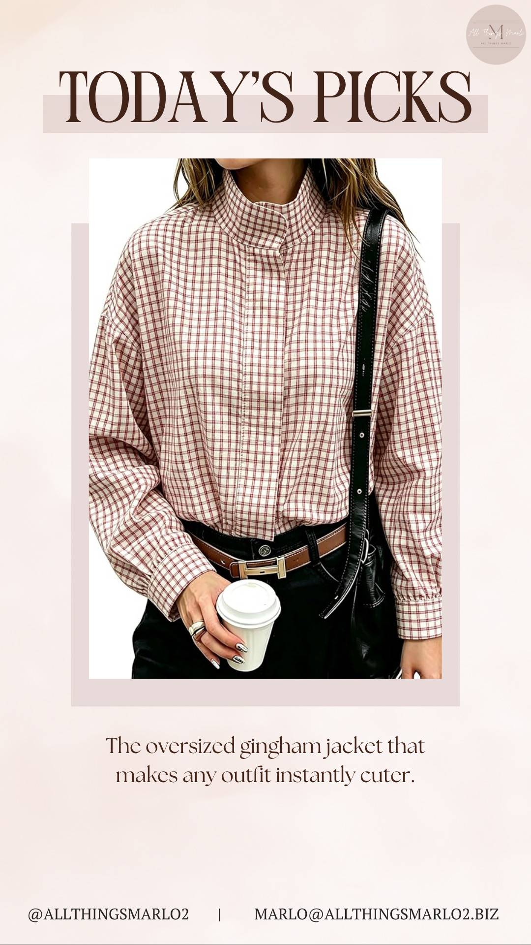The oversized gingham jacket that makes any outfit instantly cuter. 

 #LTKSeasonal #LTKWorkwear #LTKTravel