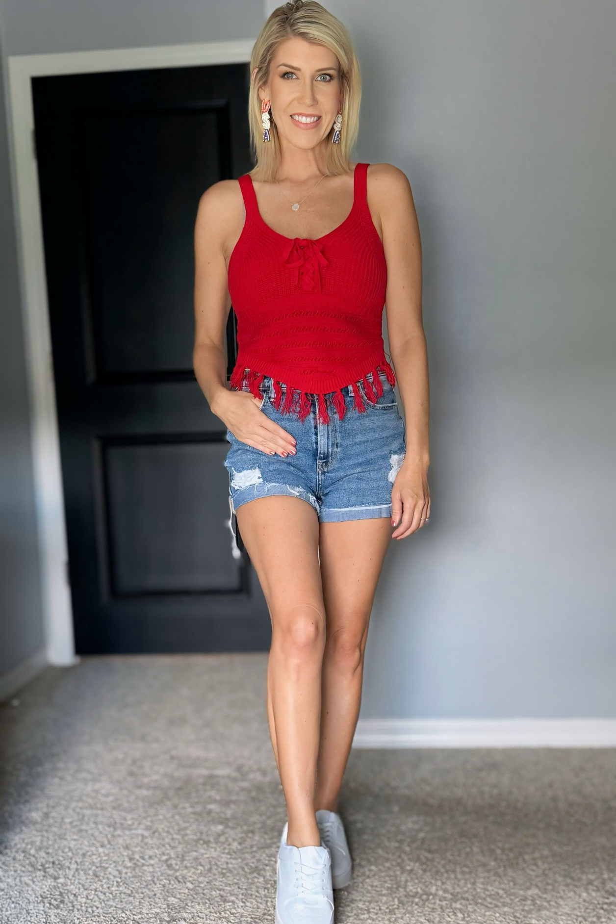 Fits TTS. Wearing a size small 

#LTKSummerSales #LTKStyleTip