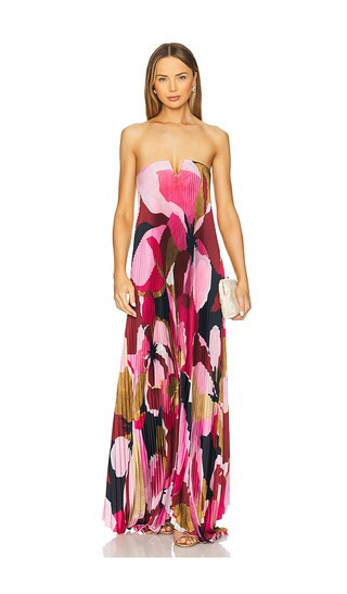 L'IDEE x REVOLVE Black Tie Gown in Pink. - size 10/M (also in 12/L, 6/XS, 8/S) | Revolve Clothing (Global)