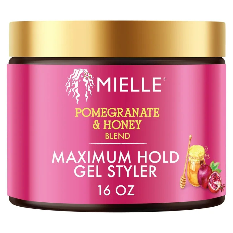 Mielle Pomegranate and Honey Maximum Hold Hair Gel Styler - 16 oz | Walmart (US)