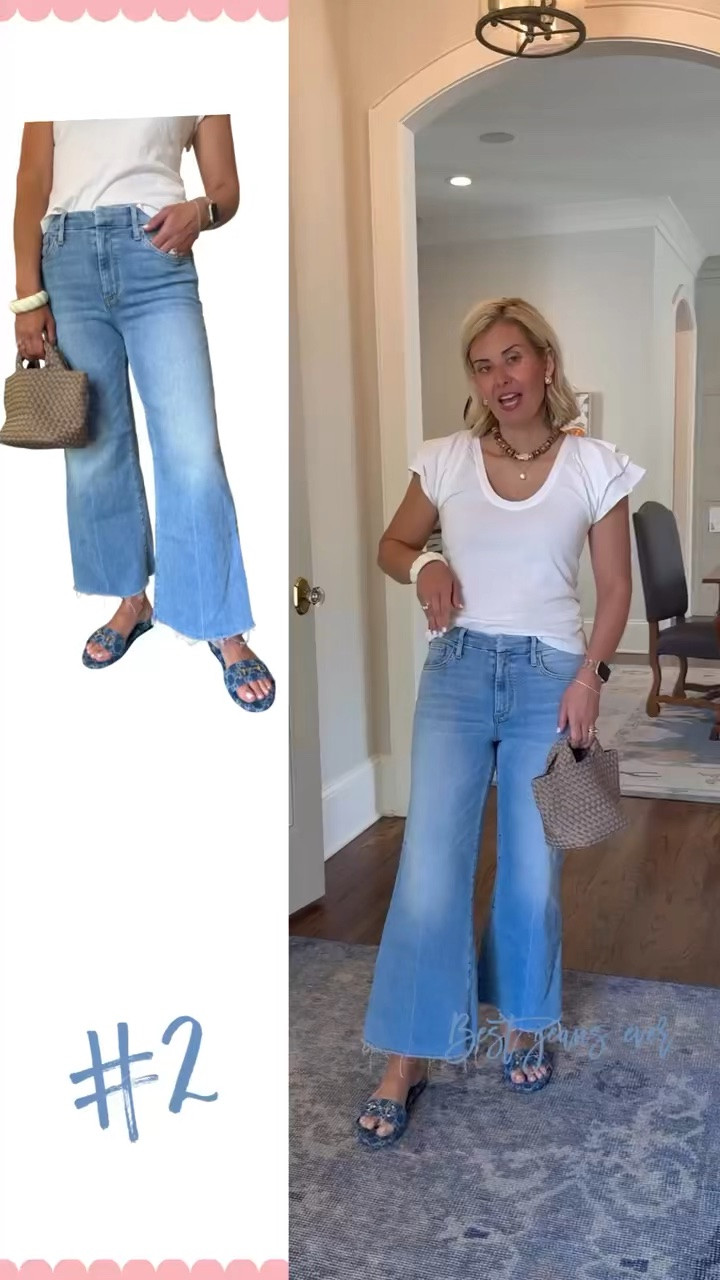 Probably my most asked about outfit! I wear these pieces in constant rotation and they are truly a favorite.
Tee - xs
Jeans - 26P (1964 wash)
Sandal - 38.5 (size 1/2 up)
Use my code MIXANDMATCH for 25% off Erin McDermott 

#LTKOver40 #LTKdayinmylife #LTKmomlife