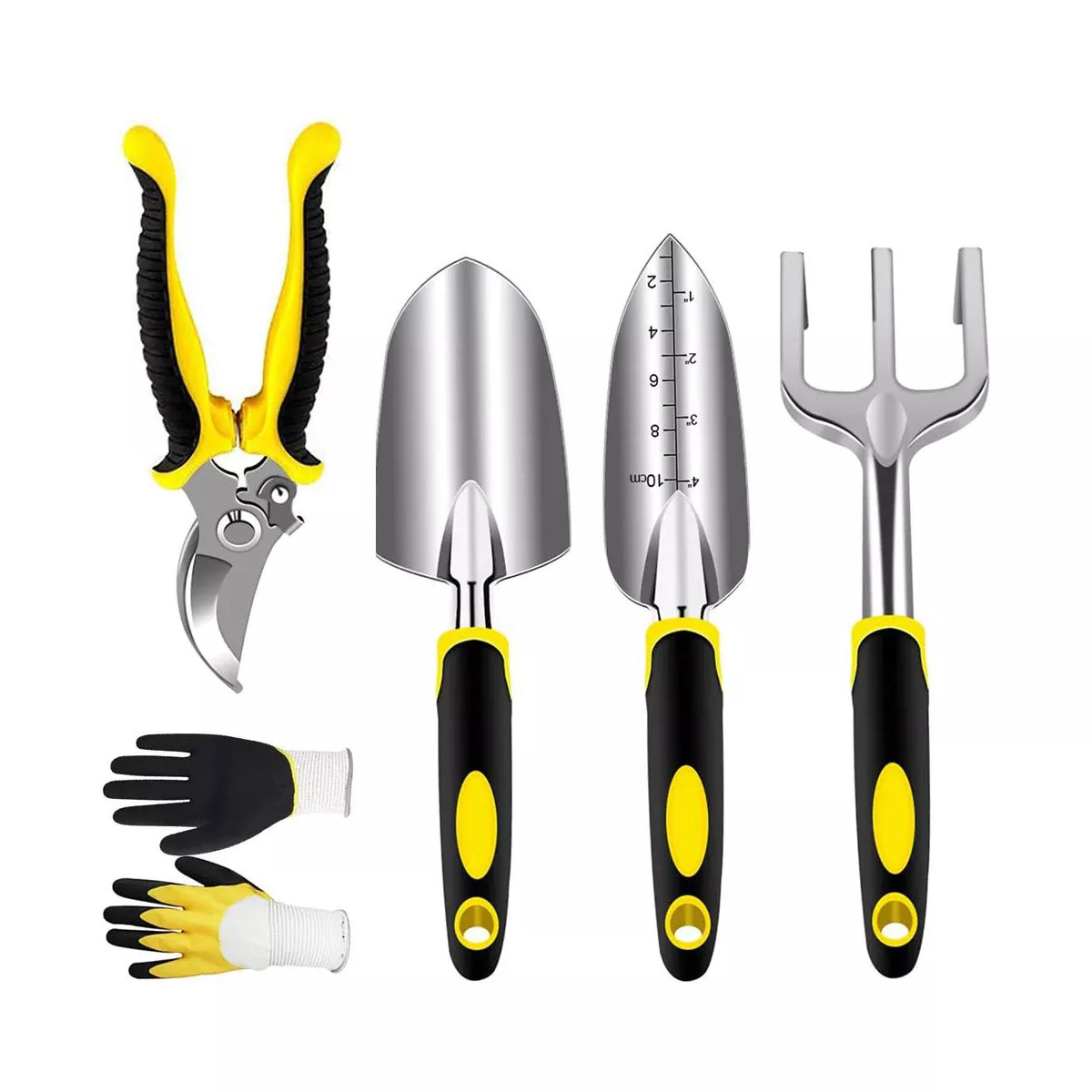 Swtroom Garden Tools Set with Pruning Shears / Hand Trowel / Transplanter / Hand Rake / Gardening... | Target