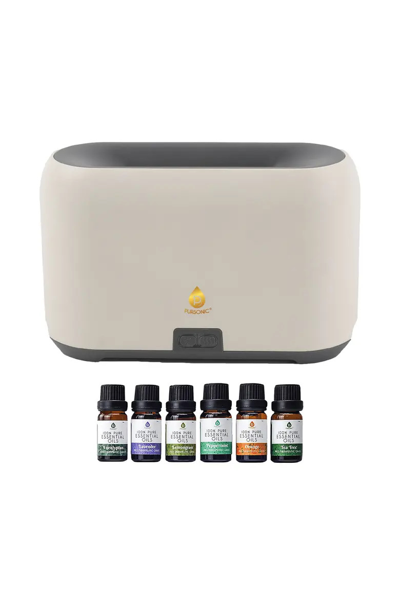 FlameGlow Diffuser & 6-Pack Essential Oils | Nordstrom | Nordstrom