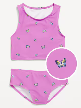 Printed Tankini Swim Set for Girls | Old Navy (US)