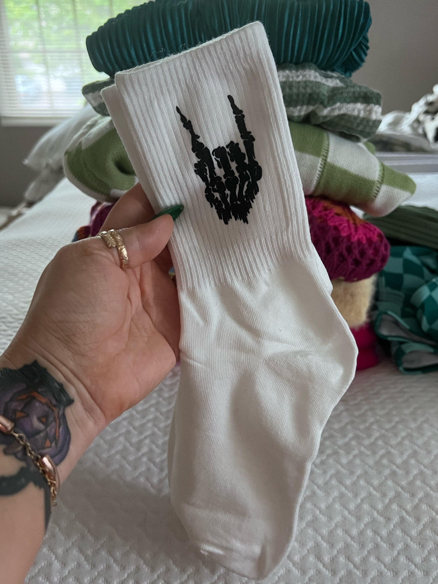 Spooky long socks 💀

#LTKStyleTip #LTKMidsize #LTKFindsUnder50