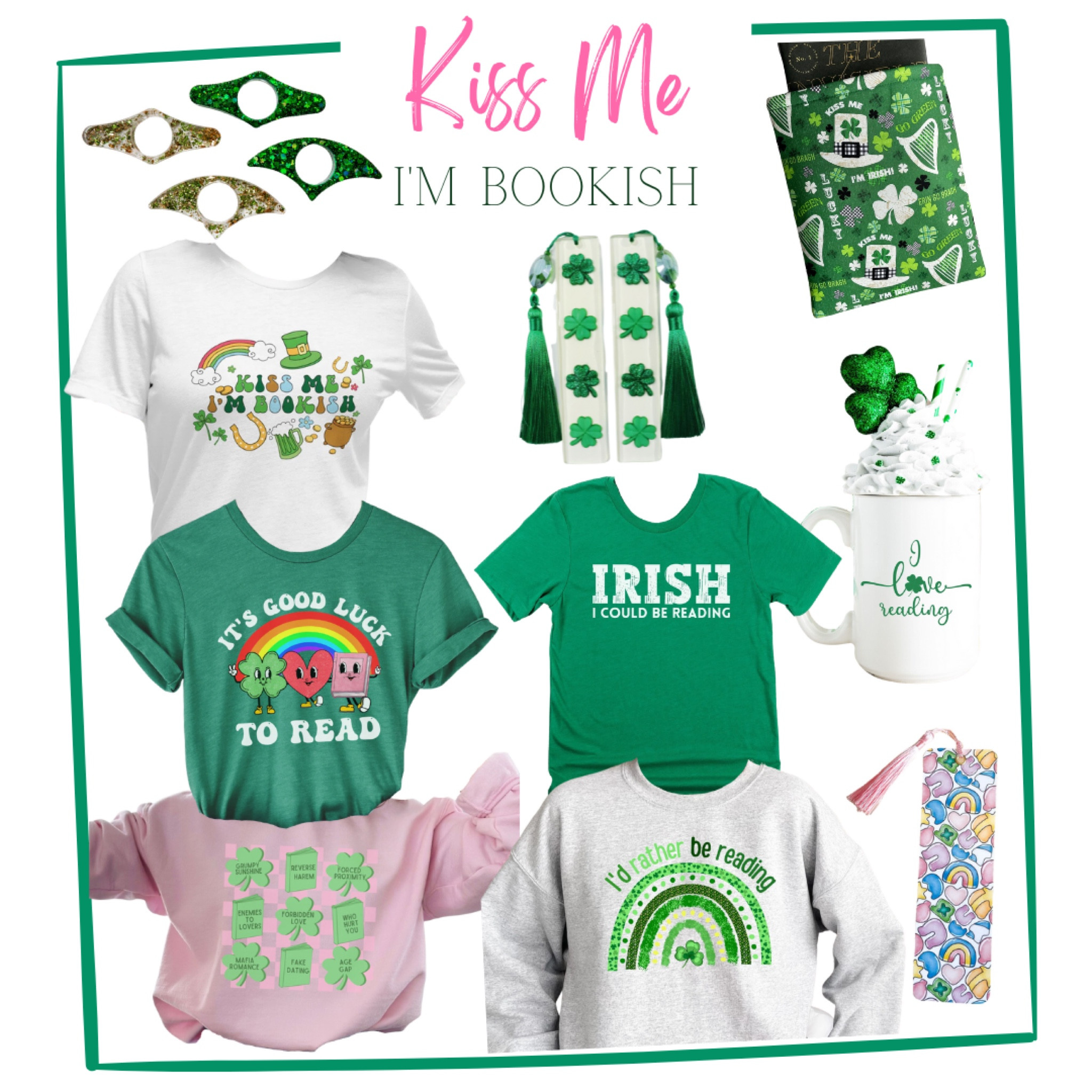 St. Patrick’s Day merch for the book lover 🍀🌈

Etsy • Bookish Sweatshirts and T Shirts • Graphic Tee • Gift Guide for Readers• Kindle • Bookish • Books • Reader • Book Merch • Booktok • Book Lover • Book Lovers • Bookstagram • Bookworm • Book Community • Steamy Books • Spicy Books • Romance Books

#LTKSeasonal #LTKunder50 #LTKFind