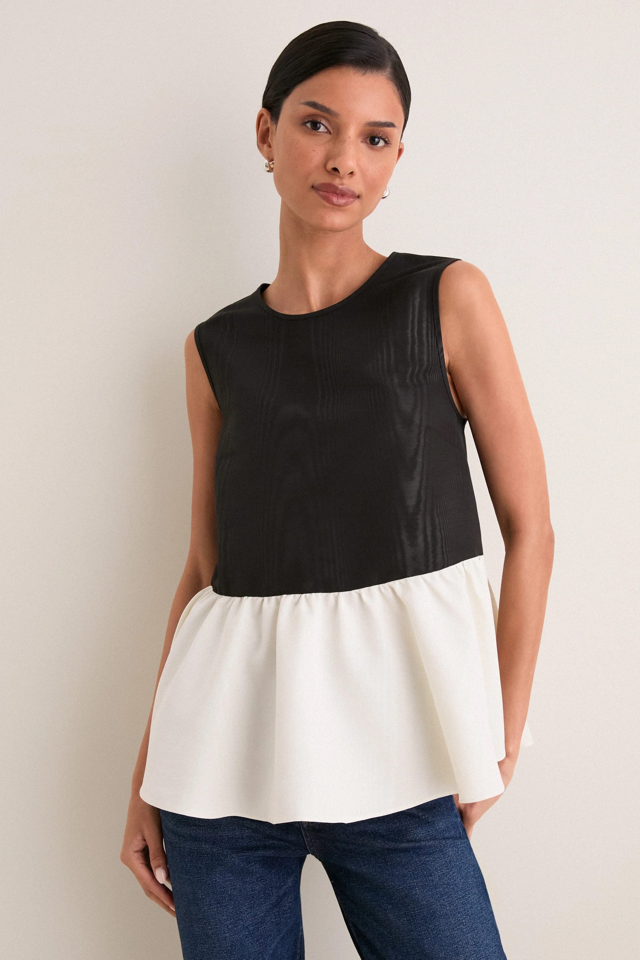 Black and Bone Iris Moire Top | Tuckernuck (US)