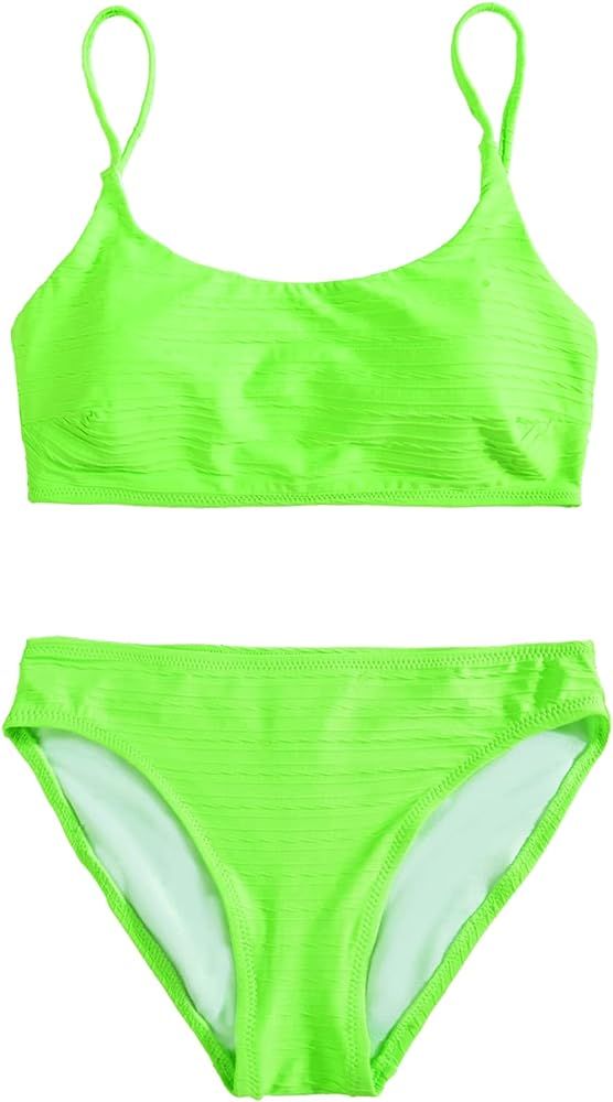 ninovino Crossback Women's Bikini Swimsuits Halter V Neck High Cut Bathing Suit Sexy Swimwear | Amazon (US)