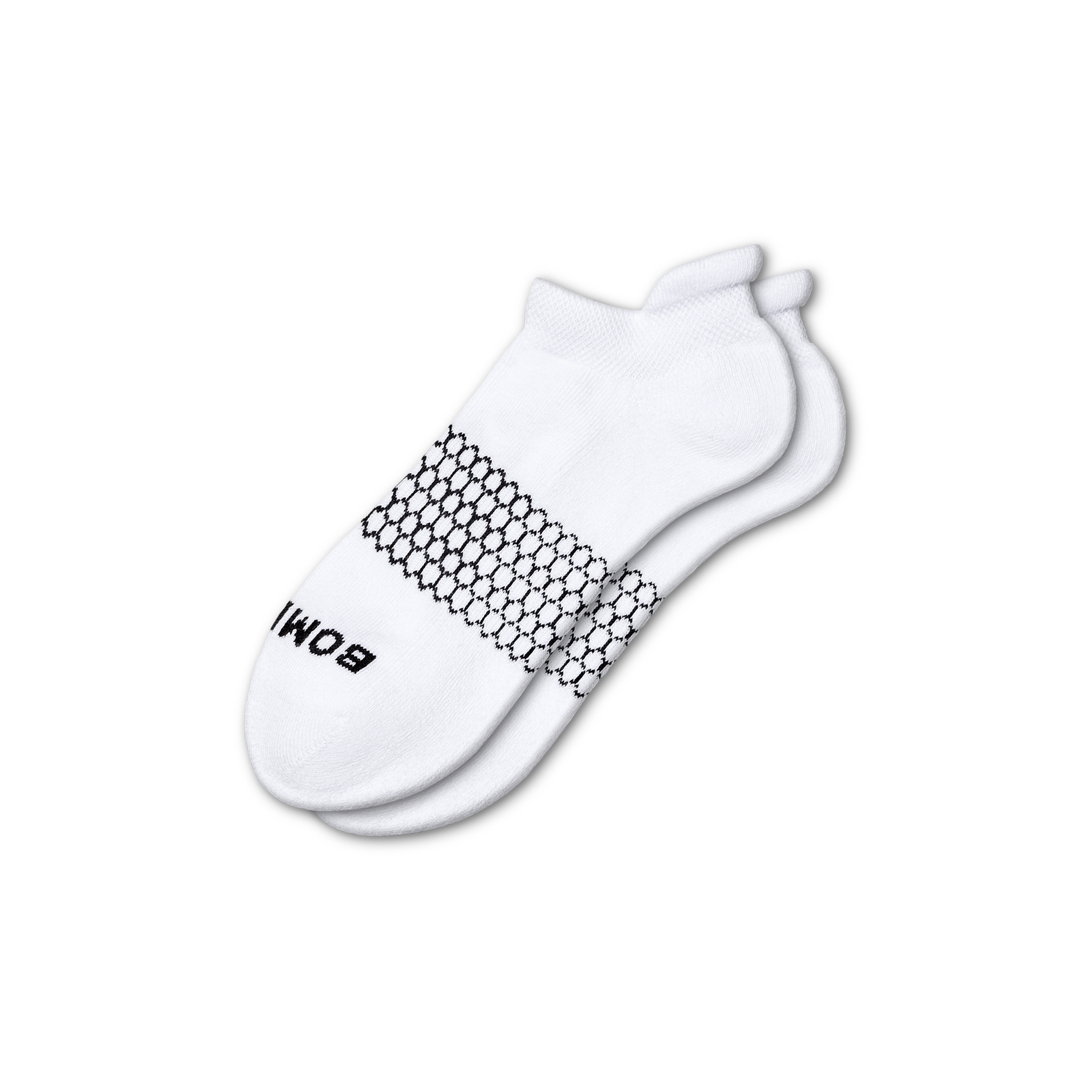 Men's Solids Ankle Socks - White - Medium - Cotton Blend - Bombas | Bombas