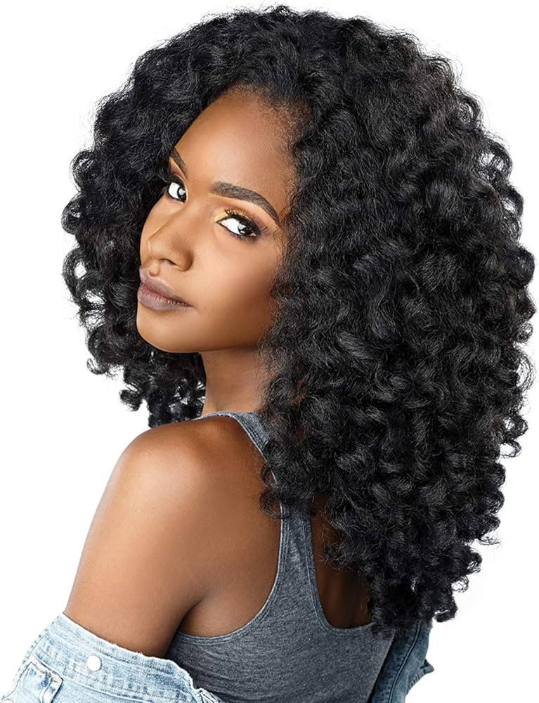 Sensationnel Curls Kinksandco Half Wig - Money Maker Synthetic Instant Weave Updo Full Cap for Na... | Amazon (US)