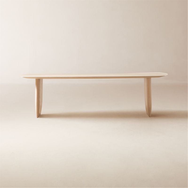 Spigolo Bleached Oak Dining Table 107" by goop + Reviews | CB2 | CB2