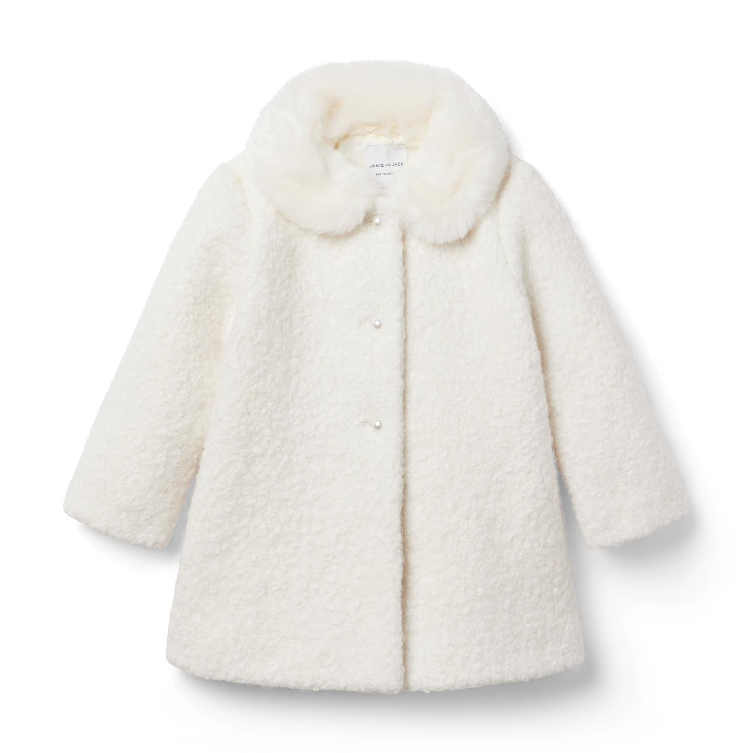 Sherpa Collared Coat | Janie and Jack