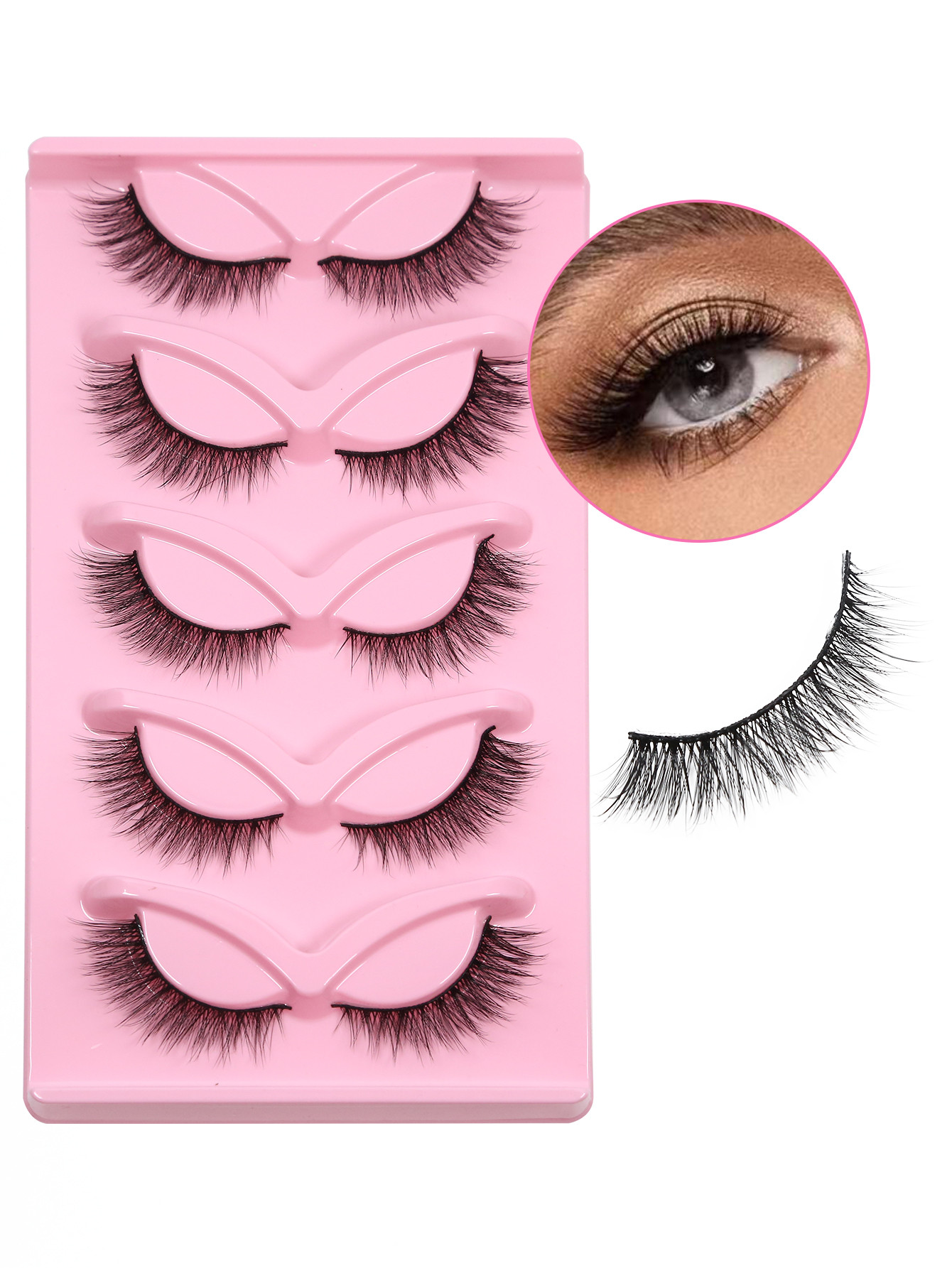 3d Cross Cílios Longos Falsos Cílios Longos, Olhos Espessos e Magníficos, Cílios Fofos de Maq... | Shopee (BR)