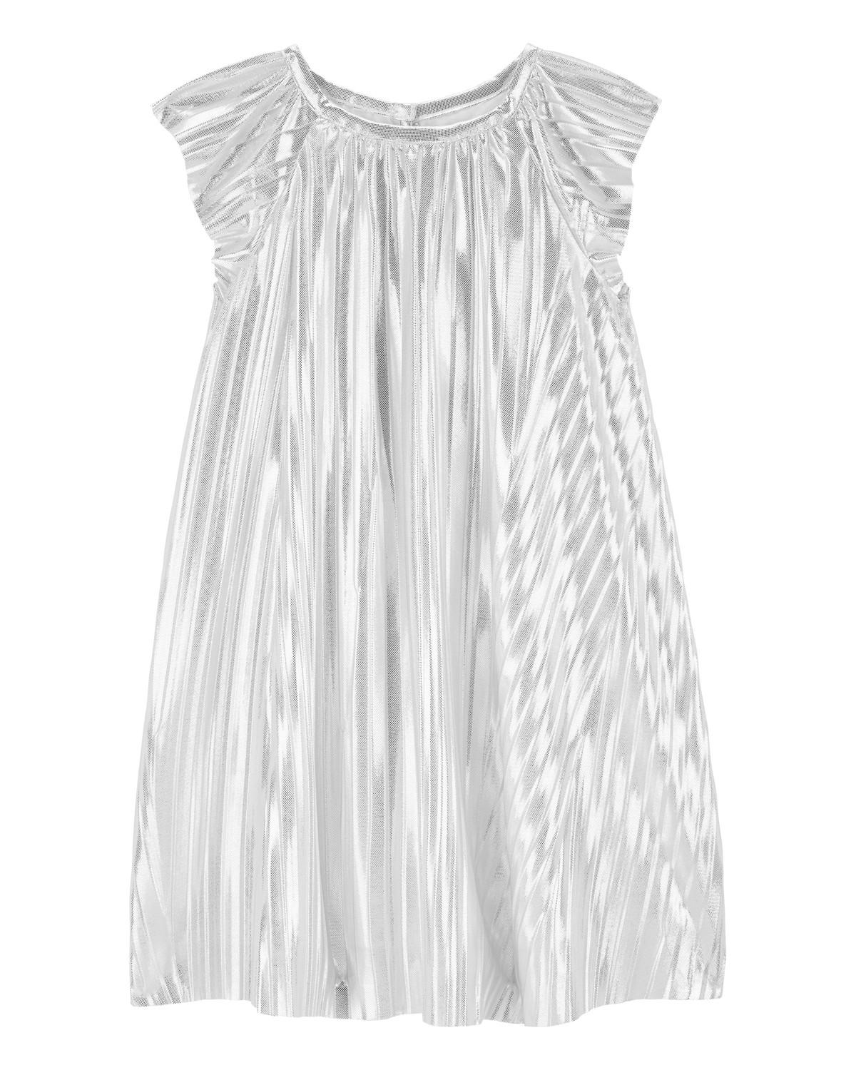 Toddler Metallic Pleated Flutter Party Dress - OshKosh | Carter's | Carter's Inc