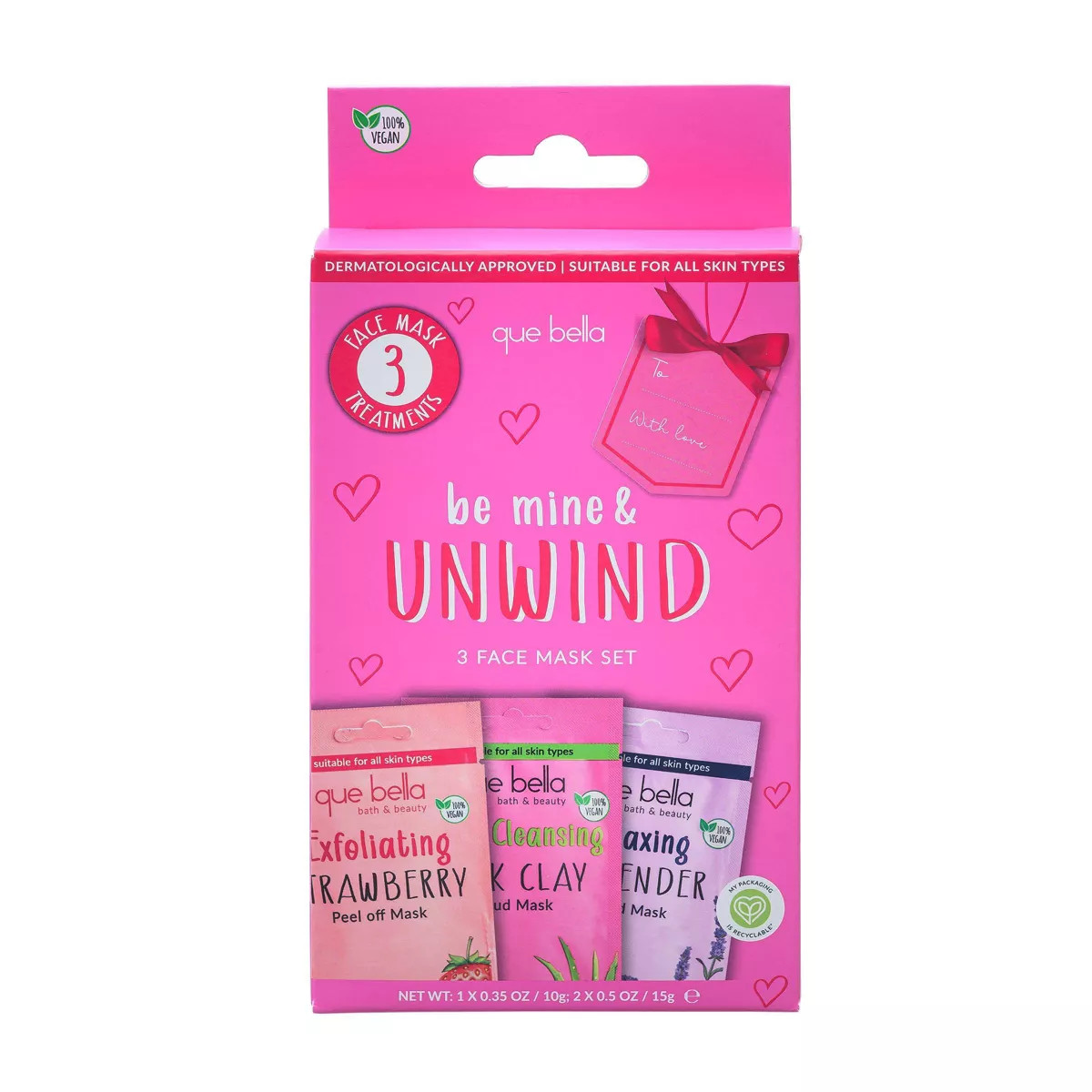 Que Bella Be Mine & Unwind - 3pc | Target