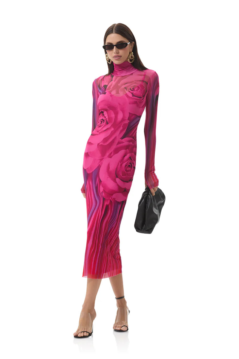 Shailene Dress - Fuchsia Rose | ShopAFRM